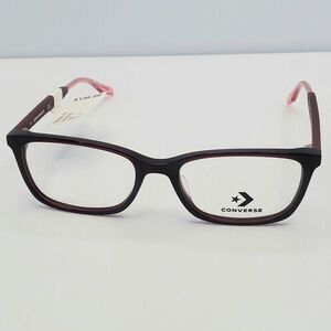 New Converse Women’s Eyeglasses CV5005 610 Burgundy/Pink 51-17-140